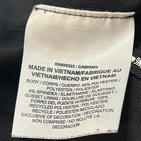 Nike Running Dri-Fit Woman's Leggings Large Black Crop Capri - Picture 11 of 15